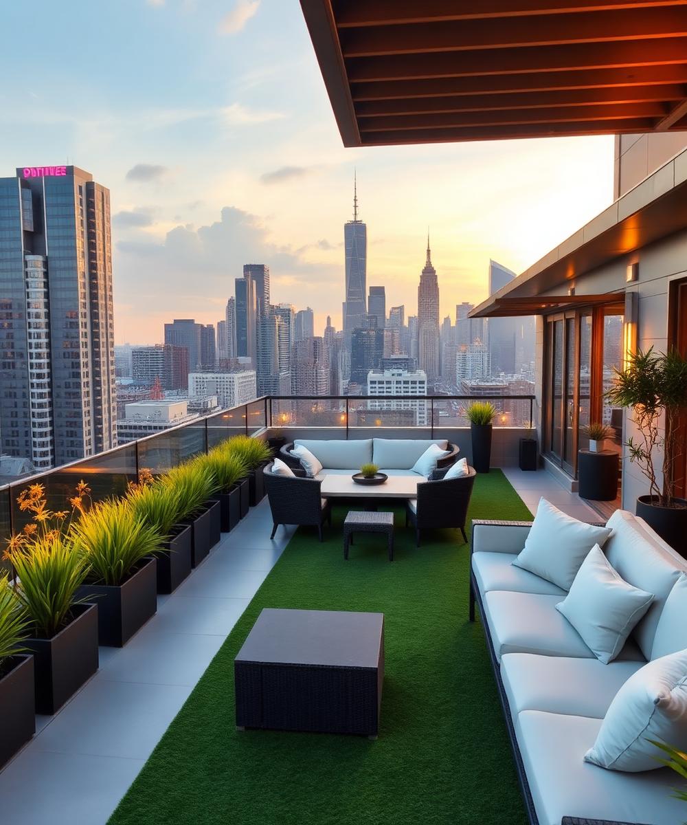 Rooftop terrace